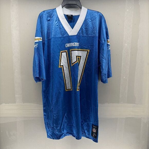 San Diego Chargers Phillip Rivers Reebok NFL Football Jersey XL Team Vintage - Picture 1 of 5